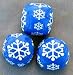 Snow Flake Kickballs (12/PKG)