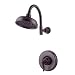 Tools & Hardware : Price Pfister R89-7YPY Ashfield Shower Only, Ashfield Lever Handle, Round Flange, Decorative Shower