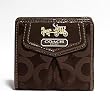 Coach Op Art Madison Signature Small Wallet 43255 Brown