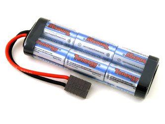 7.2V 3800mAh Flat NiMH High Power (38A Drain Rate) Battery Packs with Traxxas Connectors for RC Cars and Sumo Robots