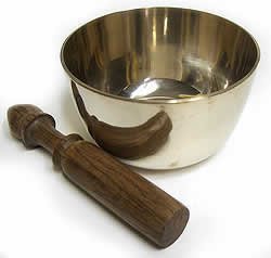 民族楽器 高音質シンプルシンギングボウル 13.2cm