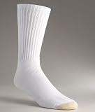 Gold Toe Men's Sport Crew Socks 6-Pack, One Size, Grey / Black