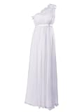 31vgWqLDtyL. SL160  Artsywedding Empire Chiffon Dress with Asymmetrical Rosette Neckline Ivory