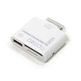 5in1＋ iPad専用 SD/MicroSD/MMC/MS/M2/USB カメラコネクションキット iOS5.1.1対応 ICH-05W