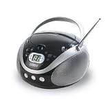 Coby CX-CD241 Portable CD Player with AM/FM Stereo Tuner, Black