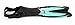 Ivation Swim Fins for Kids - Adjustable Speed Fins for Diving, Scuba Diving, Snorkeling, Swimming & Watersports Aqua