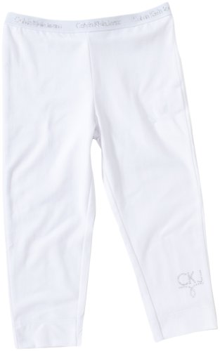 Calvin Klein Jeans CGB880 J8C08 M&auml;dchen Hosen/ Lang , Gr.176 (16), Wei&szlig;(001, white ) Preisvergleich