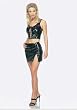 Vinyl Lace Up Vest -Black/Medium by Leg avenue