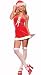 Search : Miss Santa Sexy Costume - Small/Medium, Dress Size 2-6 S/M