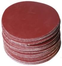 Moshine 7inch Sanding Discs Velcro Hook Loop Backed Aluminum Oxide Sandpaper (10pcs 2000 GRIT Sanding Discs)