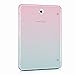 kwmobile TPU Silicone Case Compatible with Samsung Galaxy Tab S2 8.0 - Case Soft Flexible Protective Cover - Bicolor Dark Pink/Blue/Transparent
