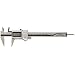 Mitutoyo ABSOLUTE 573-621 Digital Caliper, Stainless Steel, Battery Powered, Narrow Tip Jaw, 0-150mm Range, +/-0.02mm Accuracy, 0.01mm Resolution, Meets IP67 Specifications