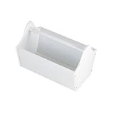 Kid's Toy Storage Caddy in White Finish by