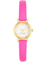 kate spade new york Womens 1YRU0367 "Tiny Metro" Pink Watch