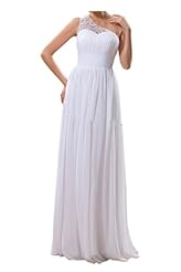 Chiffon One Shoulder Lace Empire Natural   Waistline Evening Dress/Homecoming Dress 