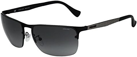 Police Eyewear Sunglasses Defense 2 Semi Matte Black Smoke/Gradient Smoke Lens