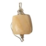 Moonstone Pendant 05 Wire Wrapped Faceted Peach Gemstone Crystal Healing Stone Silver Calming 2