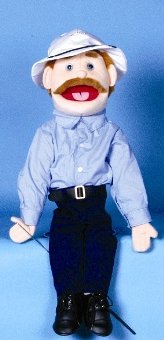 Childrens Toyshop  Toys : Mailman Full Body Puppet (S4303)