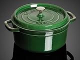 Staub Majolique Basil Round Dutch Oven 6.5-qt.