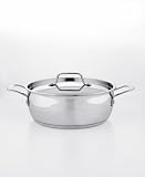 Martha Stewart Collection Stainless Steel Sauteuse, 4 Qt.