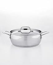 Martha Stewart Collection Stainless Steel Sauteuse, 4 Qt.