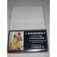 Herren Saunakilt Farbe w�hlbar , Farbe:wei�/white/blanc