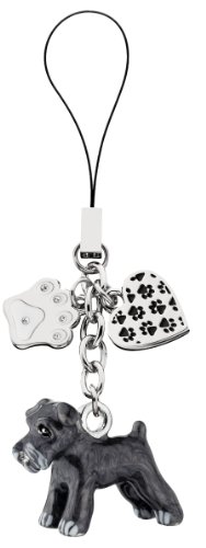 External hard drive:Miniature Schnauzer Dog PDA & Cell Phone Enameled Charm Accessory