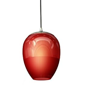 American Fluorescent BSP113RDSCT Biscayne Pendant, Red by American Fluorescent