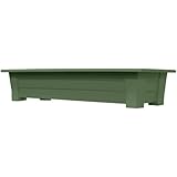 Adams Manufacturing 9302-01-3700 36-Inch Deck Planter, Sage Green