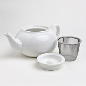 Simple White Teapot