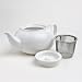Simple White Teapot