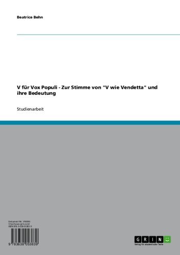 V für Vox Populi - Zur Stimme von 