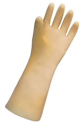 MAPA TRIonic E-194 Tri-Polymer Glove, Chemical Resistant, 0.020" Thickness, 14" Length, Size 6, Non Pigmented (Pack of 12 Pairs)