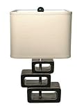 Exotic Retreat Table Lamp - Espresso Base/Tan Shade