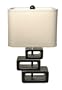 Exotic Retreat Table Lamp - Espresso Base/Tan Shade