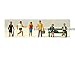 Model Power HO Scale Figures - Town People (6 per pack)