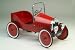 RED JALOPY SEDAN PEDAL CAR - Nostalgic design, wonderful reproduction of the classic pedal cars of the early 20th century.