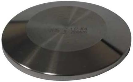 Solid End Cap, T304 SS, Clamp