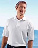 JERZEES Mens 5.6 oz 50/50 Pique Sport Shirt SpotShield (438)