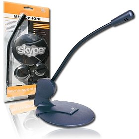 Sogatel - VoIP desktop jack microphone - Skype, MSN, Yahoo, etc. - XP and Vista