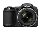Nikon Coolpix L820 Black With 4 GB SD Card , Pouch