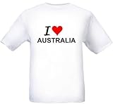 I LOVE AUSTRALIA - Country-series - White T-shirt