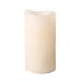 Enjoy Lighting 372602 Ivory Distressed Fresh Linen Scented Wax LED Pillar Candle, 3-Inch by 6-Inch