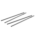 Carl Mertens Edelstahl-Trinkhalme, 4er Set