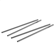 Carl Mertens Edelstahl-Trinkhalme, 4er Set