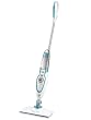 Black & Decker Steam Mop, 1600 Watt, White/ Blue