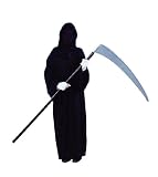 Childs Black Horror Robe Costume Size Medium (8 10) 31vhYkrOYyL. SL160 Childs Black Horror Robe Costume Size Medium (8 10)