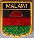 Country Flag Embroidered Patch T7 - Malawi