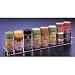 Spice Rack - Clear Acrylic Cabinet Organizer - Cabinet Door Mounted Spice Organizer (Clear) (3h x 16w x 3d)