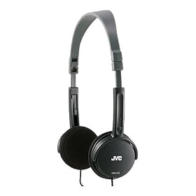 JVC Lightweight Headphones - Black